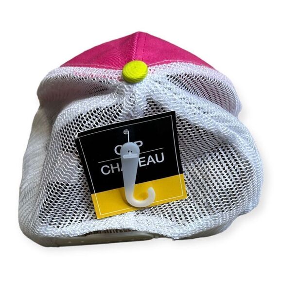 Chateau Women's Multicolor Colorblock Adjustable Snapback Trucker Hat OS NWOT - Picture 3 of 3